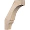 Ekena Millwork 3 1/2"W x 12"D x 16"H Balboa Smooth Knee Brace, Douglas Fir BRC04X12X16BOA00SDF - alternate 1
